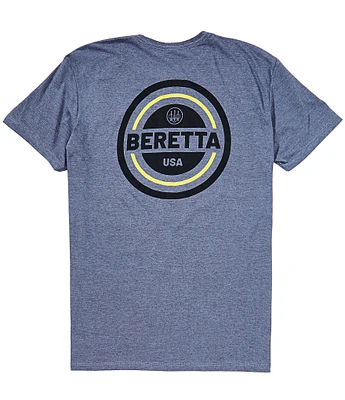 Beretta Trident Logo Short Sleeve Graphic Relaxed Fit T-Shirt