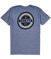 Beretta Trident Logo Short Sleeve Graphic Relaxed Fit T-Shirt