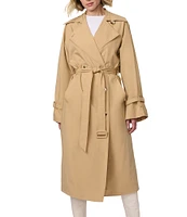 Bernardo Ladies Crinkle Timeless Belted Trench Raincoat