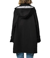 Bernardo Ladies Urban Oversized Point Collar Double Breasted Trench