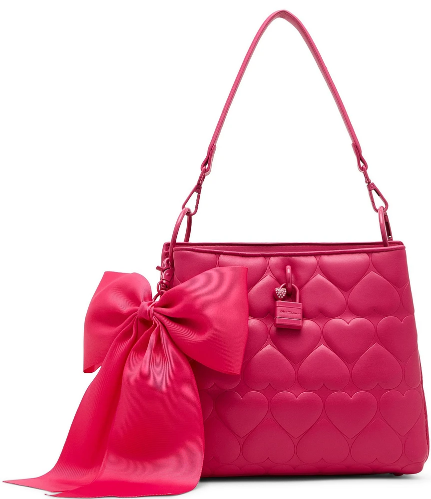 Betsey Johnson Always Heart Core Bucket Bag