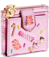 Betsey Johnson Metallic Candy Bifold Wallet