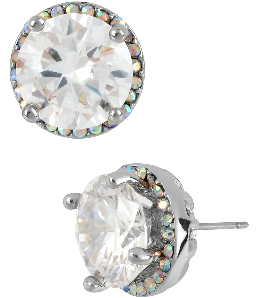 Betsey Johnson Crystal Stud Earrings