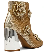 Betsey Johnson Finlee Sequin Flower Embellished Booties