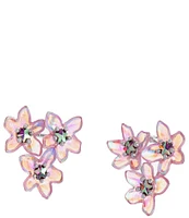Betsey Johnson Garden Glam Flower Cluster Stud Earrings