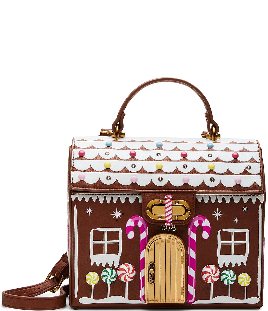 Betsey Johnson Gingerbread House Light Up Crossbody Bag