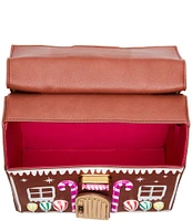 Betsey Johnson Gingerbread House Light Up Crossbody Bag