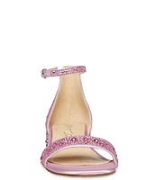 Betsey Johnson Girls' Mari Rhinestone Embellished Dress Sandals (Youth)