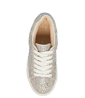 Betsey Johnson Girls' Sidny Rhinestone Embellished Family Matching Lace-Up Sneakers (Youth)