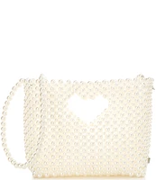 Betsey Johnson Gossip Pearl Top Handle Crossbody Bag