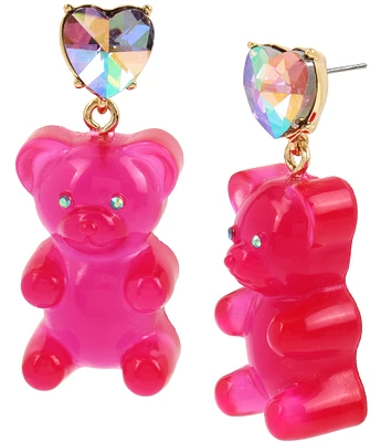 Betsey Johnson Gummy Bear Drop Earrings