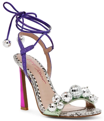 Betsey Johnson Jager Ankle Wrap Dress Sandals