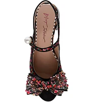 Betsey Johnson Livy Ditsy Floral Slingback Mary Janes