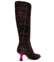 Betsey Johnson Pamella Boucle Tall Boots