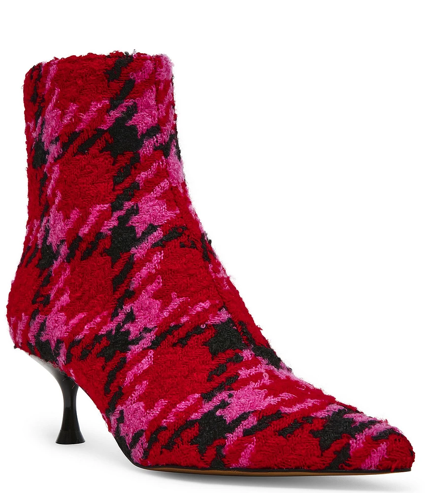 Betsey Johnson Parkker Boucle Kitten Heel Booties