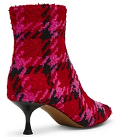 Betsey Johnson Parkker Boucle Kitten Heel Booties