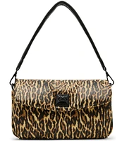 Betsey Johnson Puffed Flap Shoulder Bag