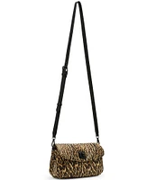 Betsey Johnson Puffed Flap Shoulder Bag