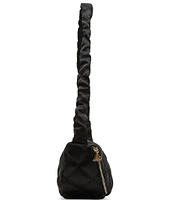 Betsey Johnson Quilted Nylon Sling Shoulder Bag