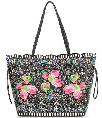 Betsey Johnson Scalloped Everyday Tote Bag