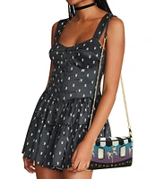 Betsey Johnson Spin Me Wallet Crossbody Bag