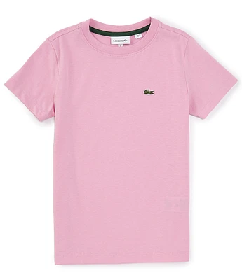 Lacoste Big Boys 8-16 Short Sleeve Basic Crew T-Shirt