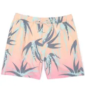 Billabong 17#double; Outseam Sundays Layback Tropical Printed Board Shorts