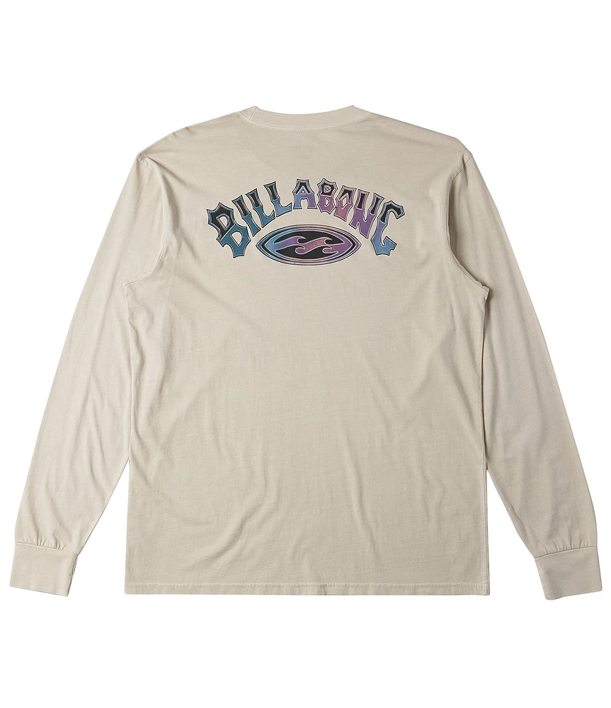 Billabong Arch Wash Long Sleeve Graphic T-Shirt