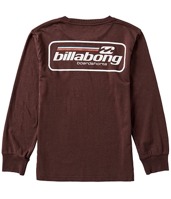 Billabong Big Boys 8-20 Long Sleeve Walled Graphic T-Shirt