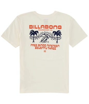 Billabong Big Boys 8-20 Short Sleeve Lounge Graphic T-Shirt