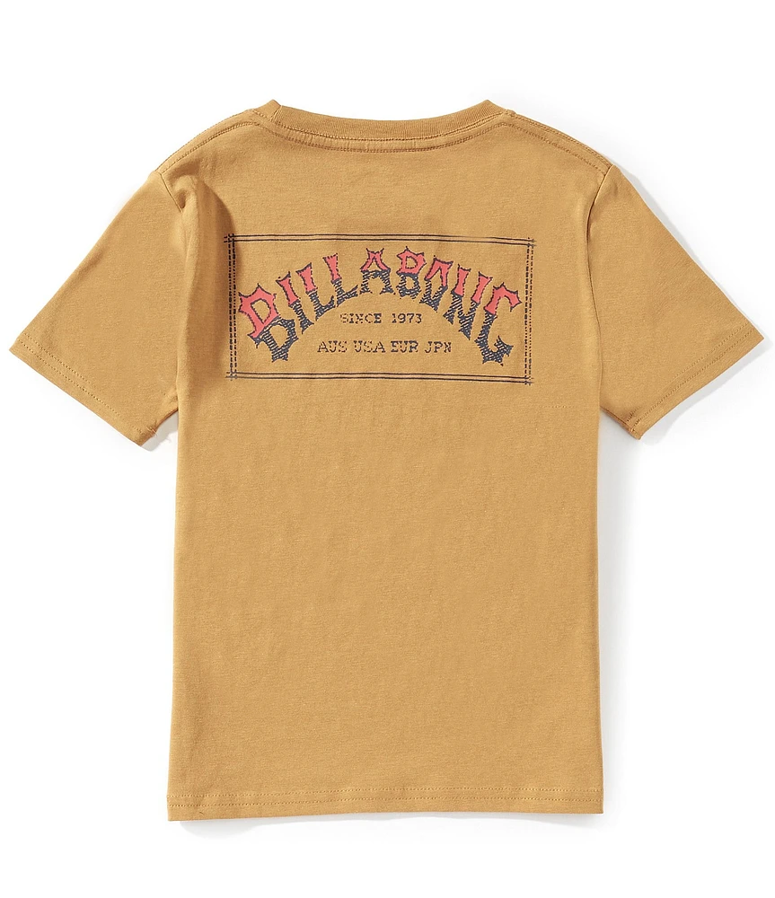 Billabong Big Boys 8-20 Short Sleeve Original Arch T-Shirt