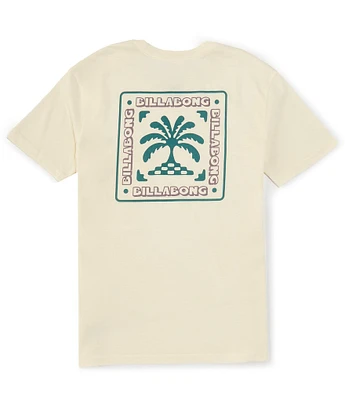 Billabong Big Boys 8-20 Troppo Short Sleeve Palm Tree Graphic T-Shirt