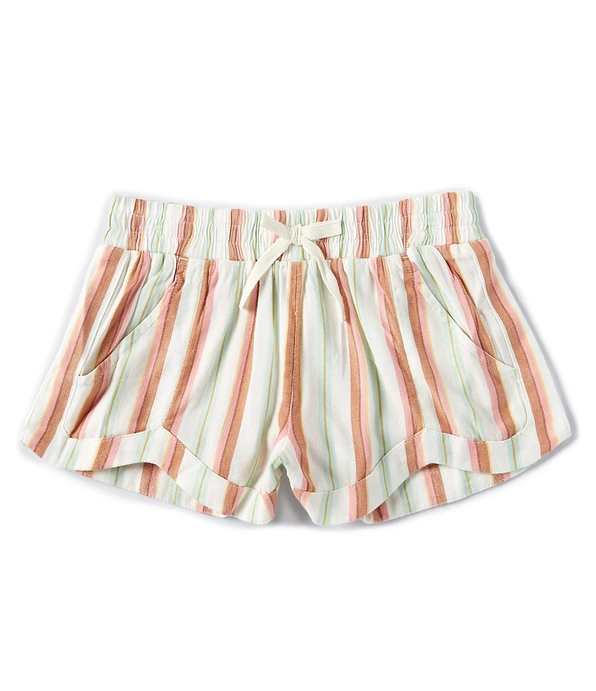 Billabong Big Girls 7-14 Striped Mad For You Stripe Shorts