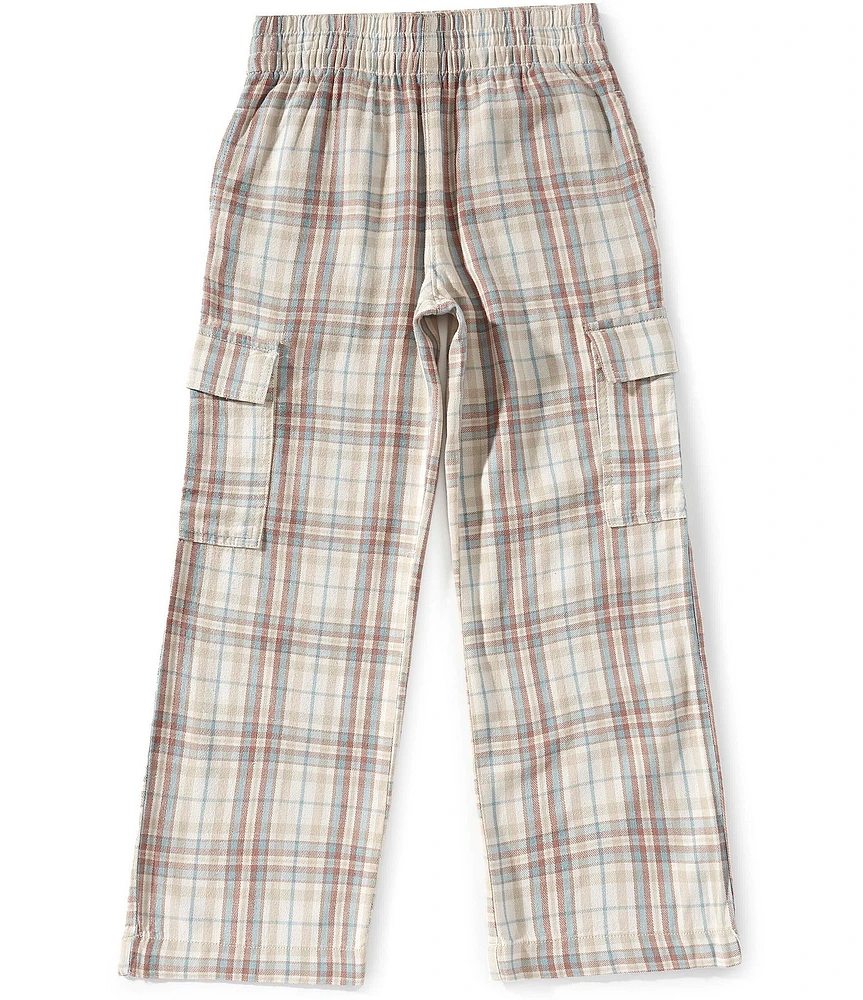 Billabong Big Girls Beach Break Plaid Cargo Pants