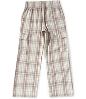 Billabong Big Girls Beach Break Plaid Cargo Pants
