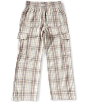 Billabong Big Girls Beach Break Plaid Cargo Pants