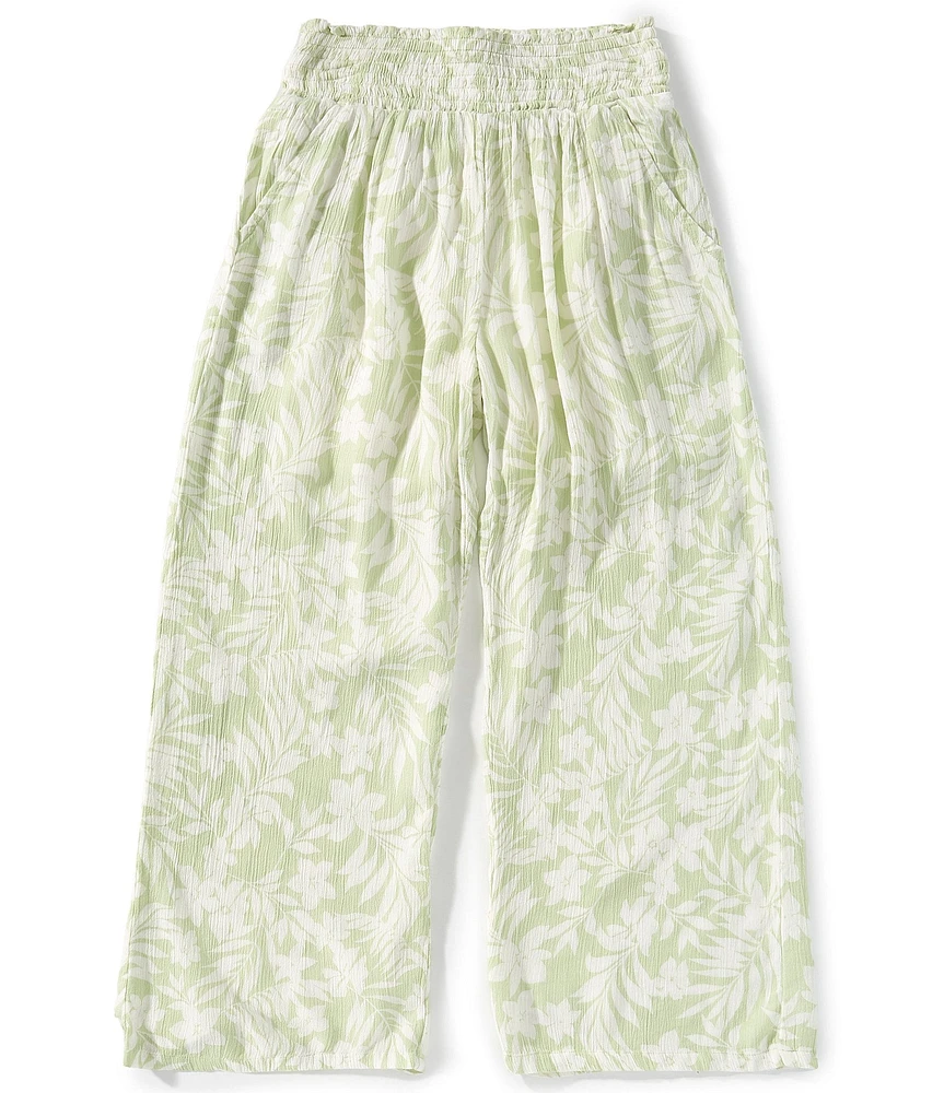 Billabong Big Girls 7-16 Floral-Printed New Wave Wide-Leg Pants