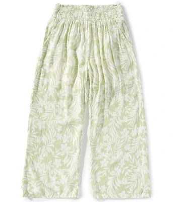 Billabong Big Girls 7-16 Floral-Printed New Wave Wide-Leg Pants