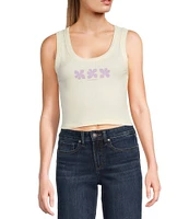 Billabong Block Party Cropped Graphic Tank Top