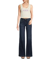 Billabong Block Party Cropped Graphic Tank Top