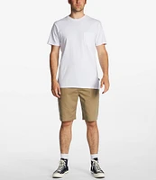 Billabong Carter Workwear Twill 18#double; Outseam Shorts