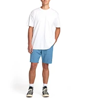Billabong Crossfire Submersible Striped Slub Oxford 19#double; Outseam Hybrid Shorts