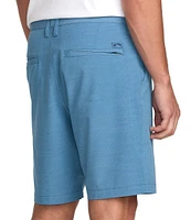 Billabong Crossfire Submersible Striped Slub Oxford 19#double; Outseam Hybrid Shorts