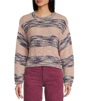 Billabong Fade Out Long Sleeve Space Dyed Stripe Sweater