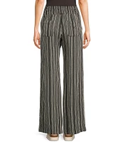 Billabong New Waves 2 Relaxed High-Rise Smocked Waist Striped Pants