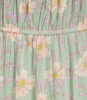 Billabong Last Sunset Floral Printed Sleeveless Mini Dress
