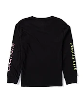 Billabong Little Boys 2T-7 Long Sleeve Fire Load T-Shirt