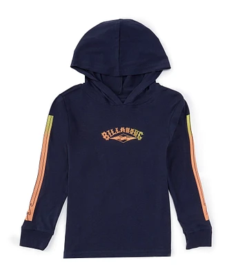 Billabong Little Boys 2T-7 Long Sleeve Grad Hooded Pullover