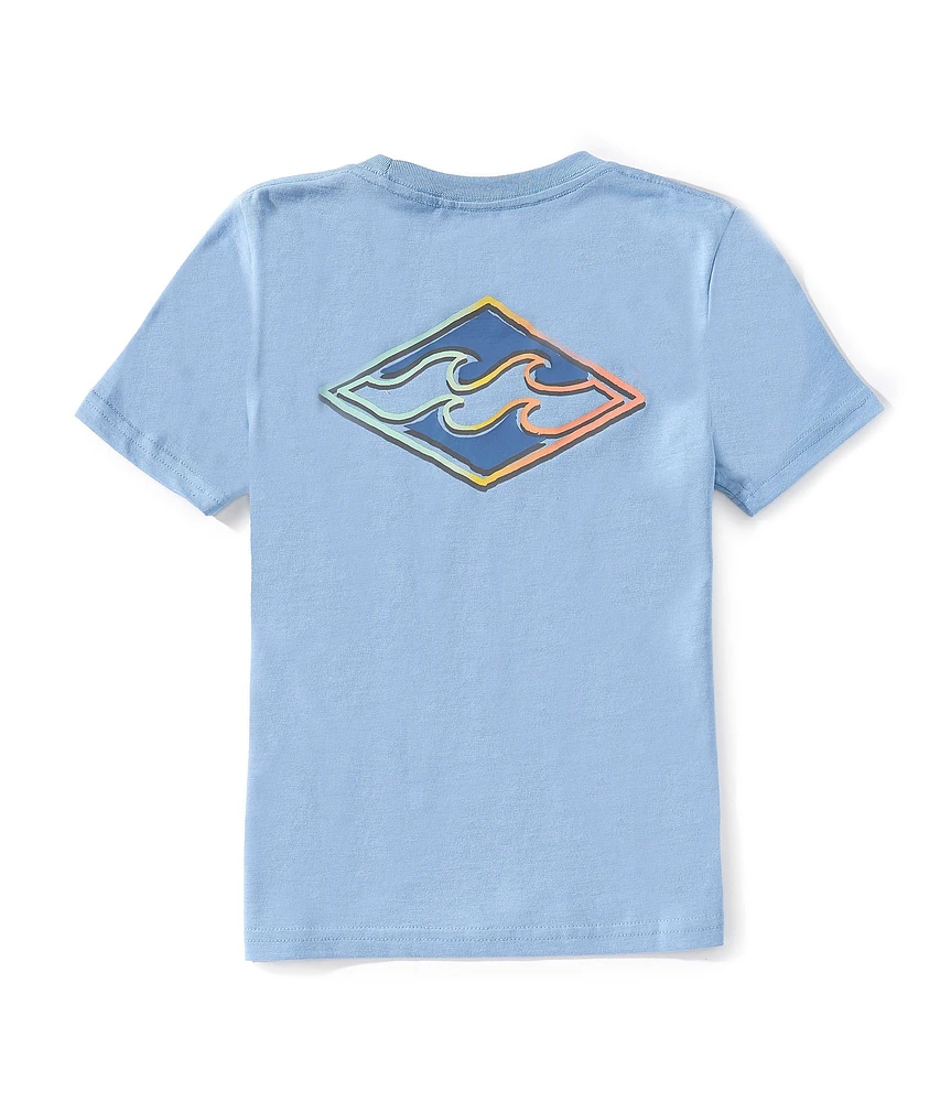 Billabong Little Boys 4-7 Short Sleeve Flourish Jersey T-Shirt