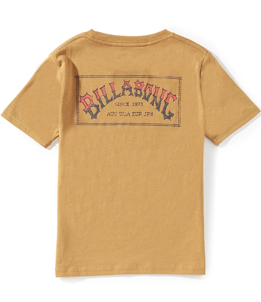 Billabong Little Boys 4-7 Short Sleeve Original Arch T-Shirt